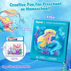 Joycat Mermaid Watercolor Painting Book